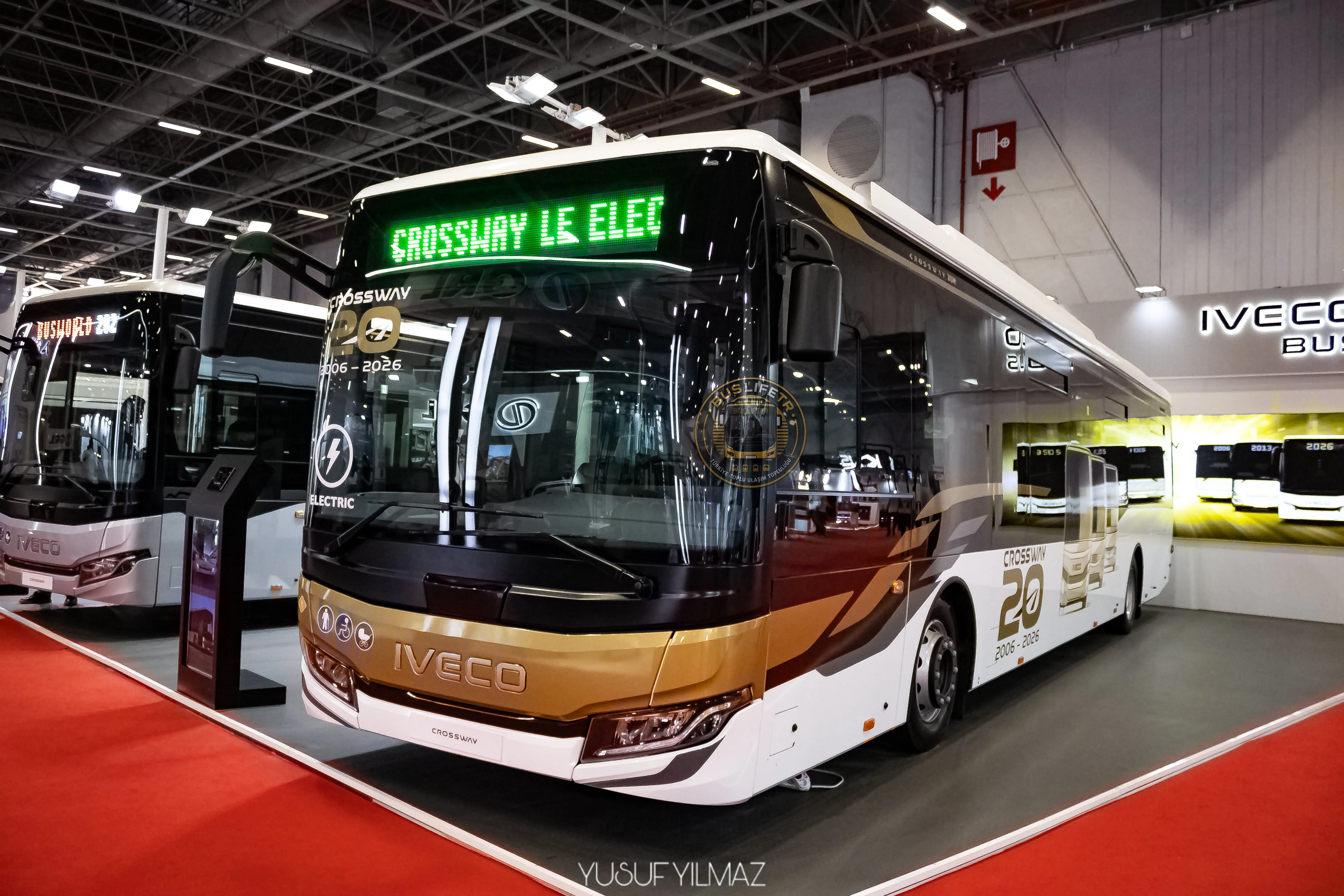 BUSWORLD TÜRKİYE 2026 otobüs fotoğrafı BUSWORLD 26 
İVECO CROSWAY LE ELECTRIC
