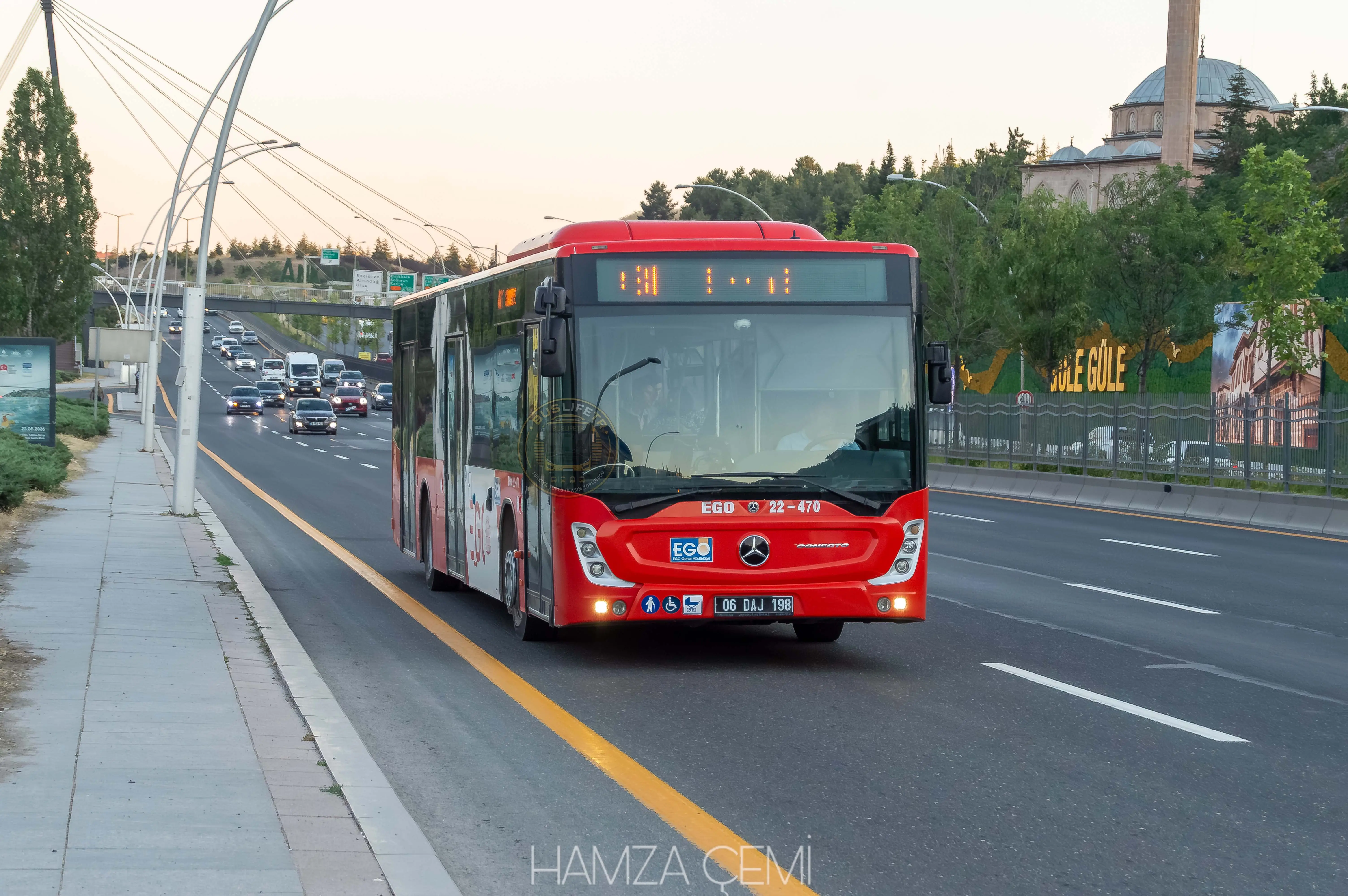 EGO / Mercedes-Benz Conecto III Solo otobüs fotoğrafı EGO-22-470
06 DAJ 198
468 Akyurt-Kızık Mah.-Balıkhisar-Büğdüz-Sıhhiye,
Özal Bulvarı