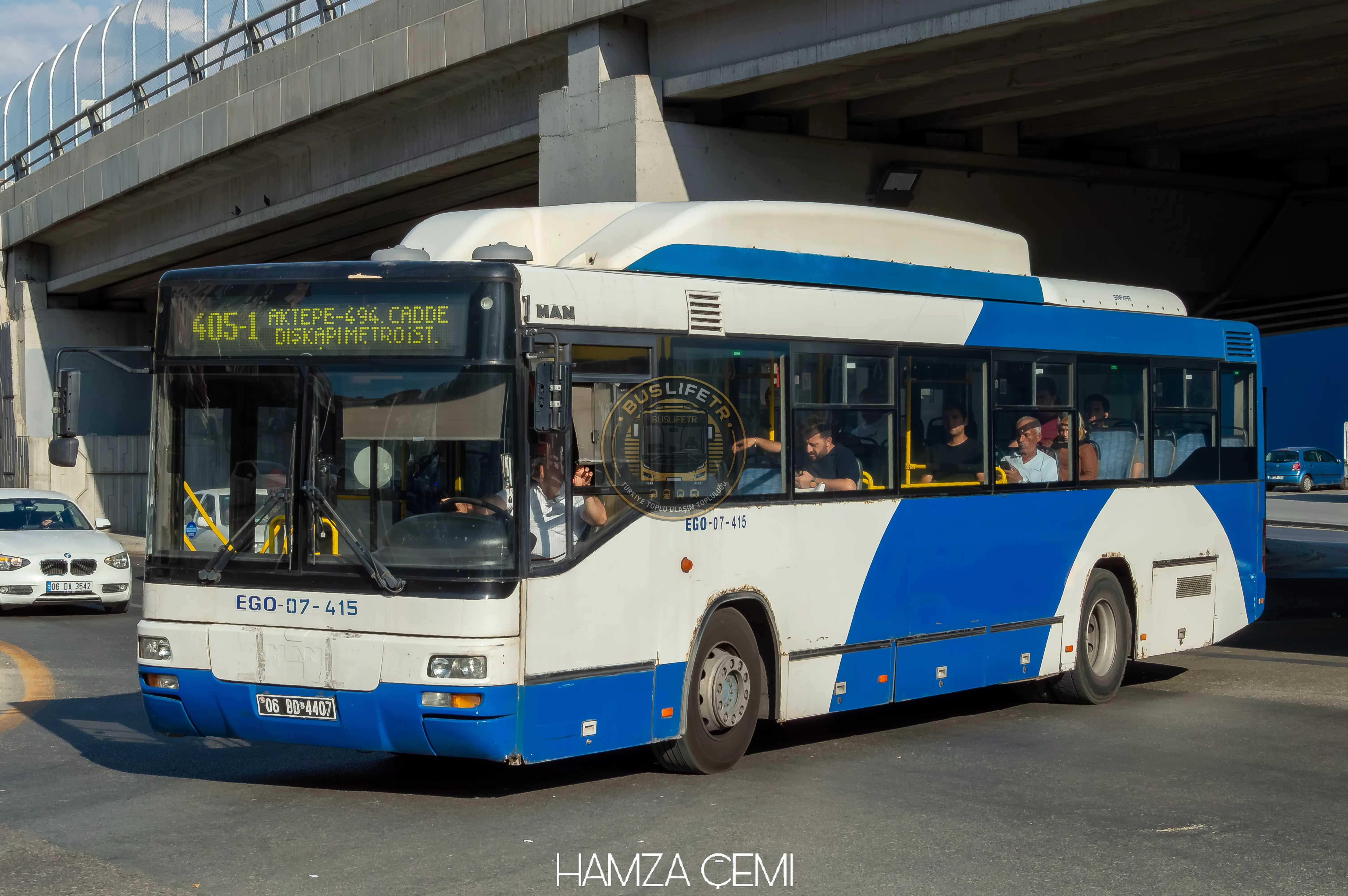 EGO / MAN A74 Lions Classic SL313 CNG otobüs fotoğrafı EGO-07-415
06 BD 4407
405-1 Aktepe - 494. Cadde - Dışkapı Metro İstasyonu
Şehit Ömer Halisdemir Bulvarı